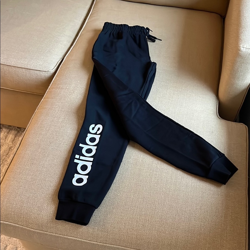 Adidas Kids Black Jogger Pants